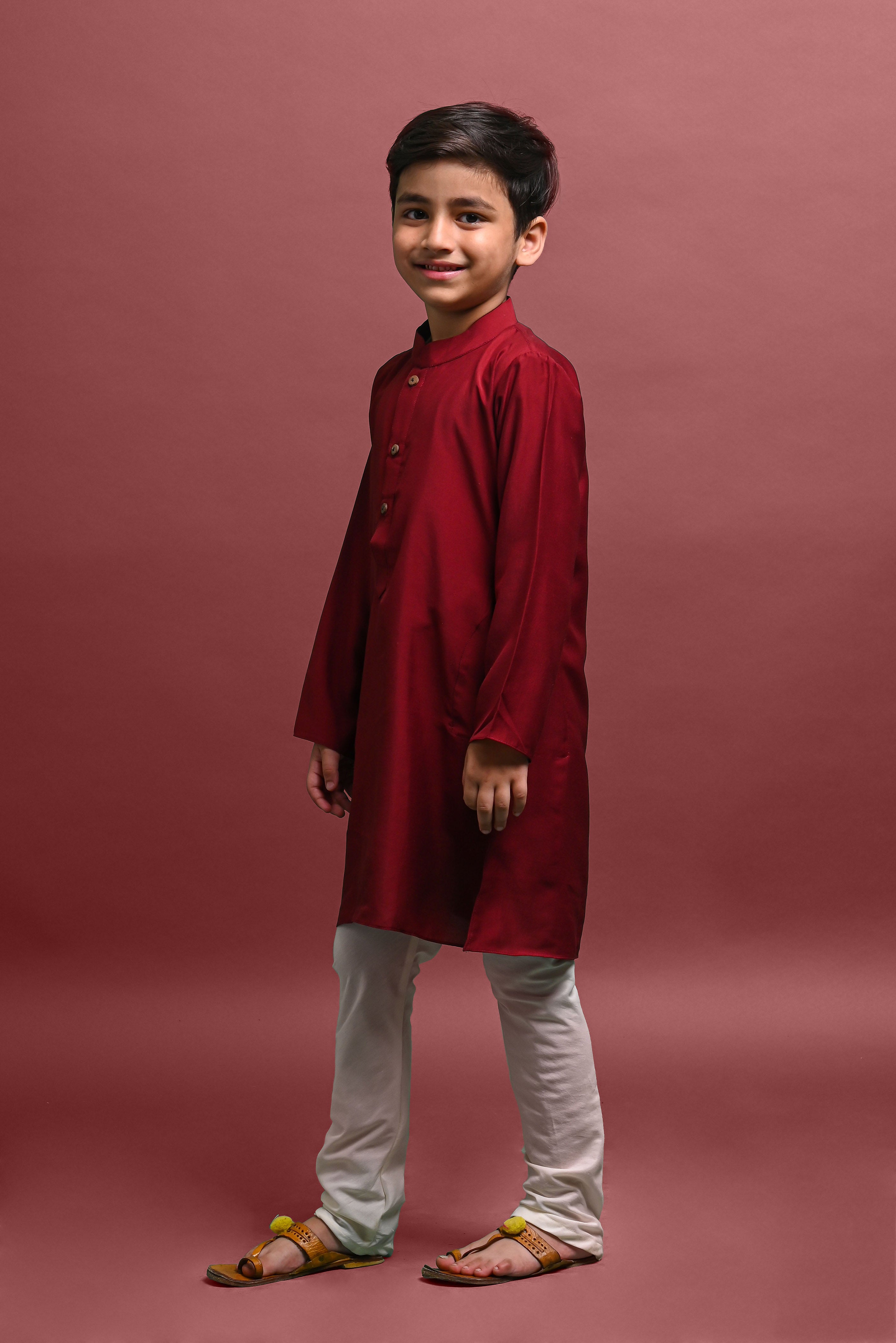 Solid Kurta With Pajama Set Vesham Retails