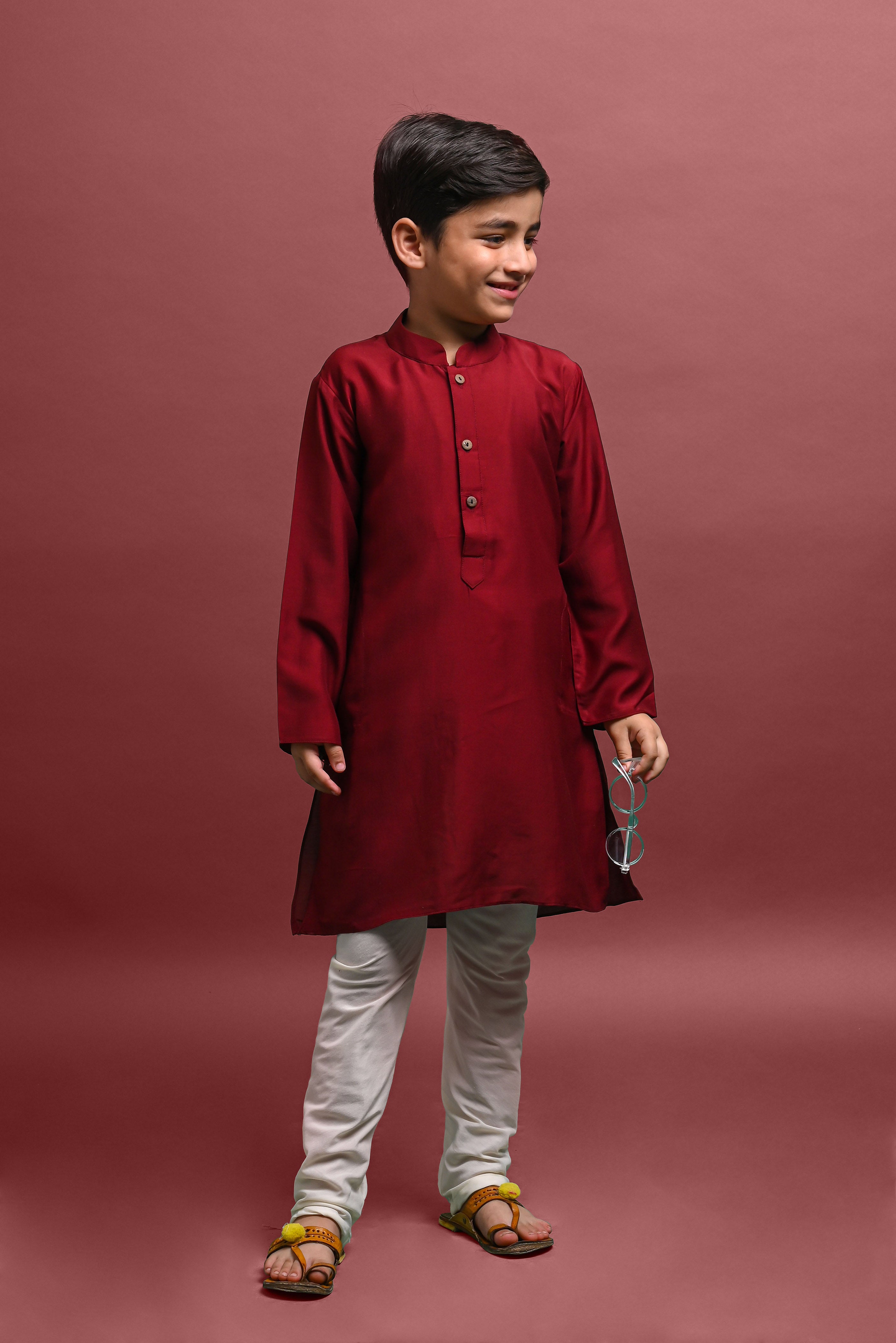 Solid Kurta With Pajama Set Vesham Retails