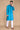 Mens Blue Shaded Cotton Silk Kurta And Churidar Set Vesham Retails