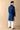 Blue Embellished Kurta With Pajama Set for Men Vesham Retails