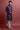 Purple Embellished Kurta With Pajama Set for Men Vesham Retails