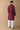 Brown Embellished Kurta With Pajama Set for Men Vesham Retails