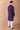 Purple Embellished Kurta With Pajama Set for Men Vesham Retails