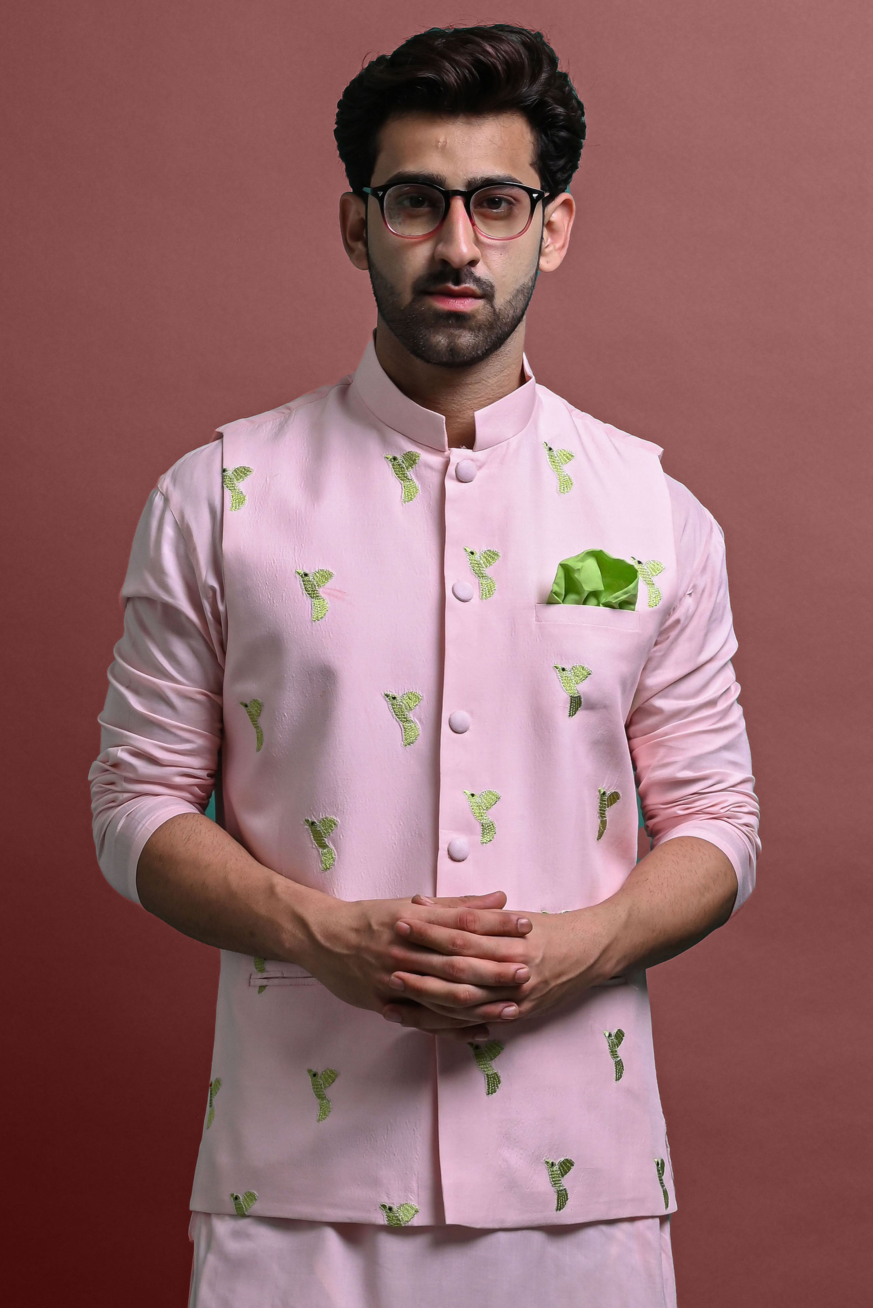 Kurta Churidar With Jacket Set For Men Vesham Retails