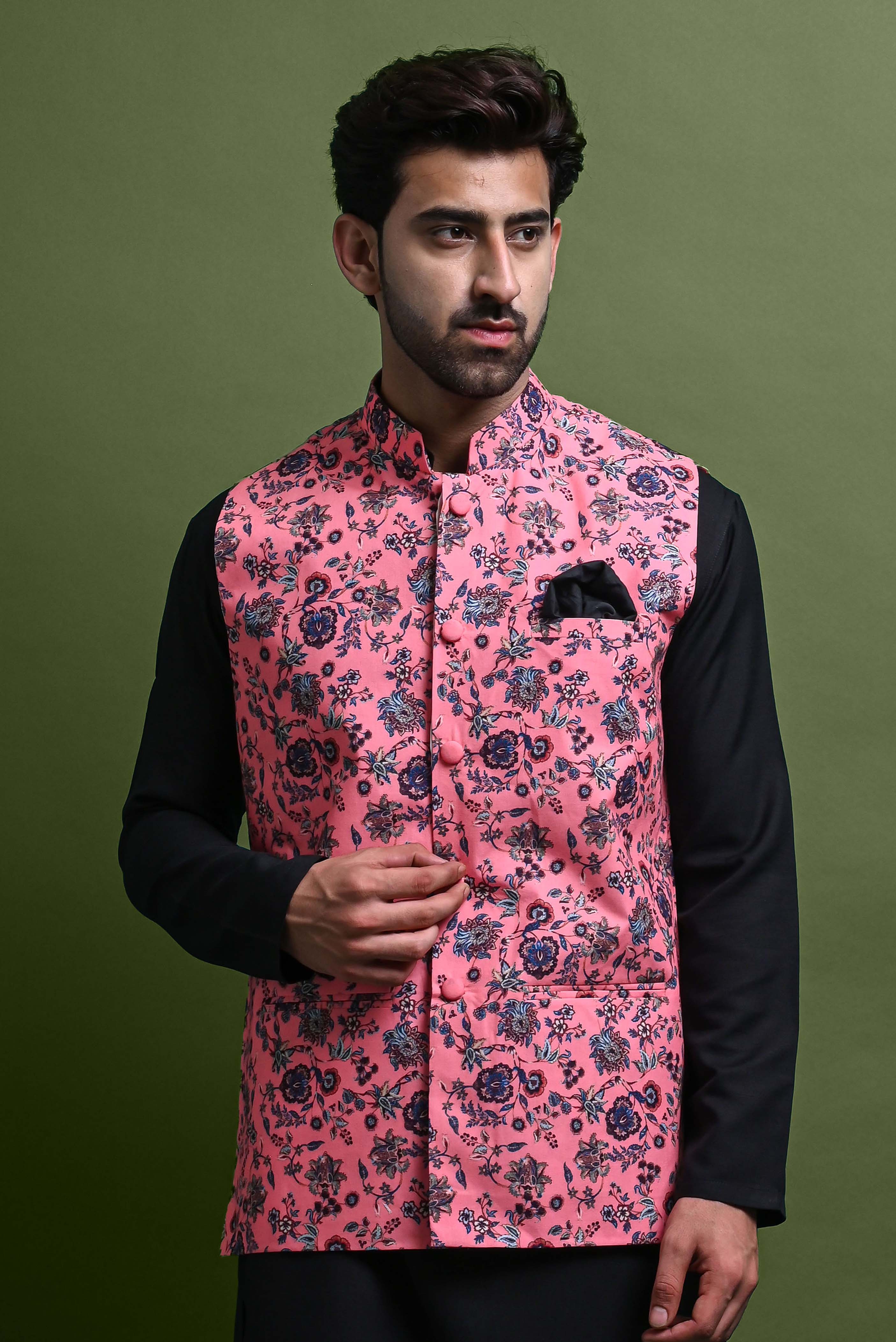 Kurta Churidar With Jacket Set For Men Vesham Retails