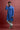 Blue Solid Kurta With Pajama Set For Men Vesham Retails