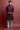 Burgundy Embroidered Kurta With Churidar Set For Men Vesham Retails