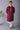 Burgundy Embroidered Kurta With Pajama Set For Men Vesham Retails