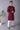 Burgundy Embroidered Kurta With Pajama Set For Men Vesham Retails