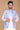 Blue And Pink Ethnic Jacket, Kurta and Churidar Set Vesham Retails