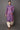 Mens Purple Cotton Blend Pathani Patiyala Set Vesham Retails